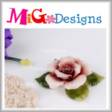 Bougeoir décoratif en forme de fleur en céramique à la mode